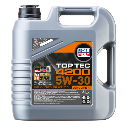 Синтетическое моторное масло Top Tec 4200 5W-30 New Generation - 4 л
